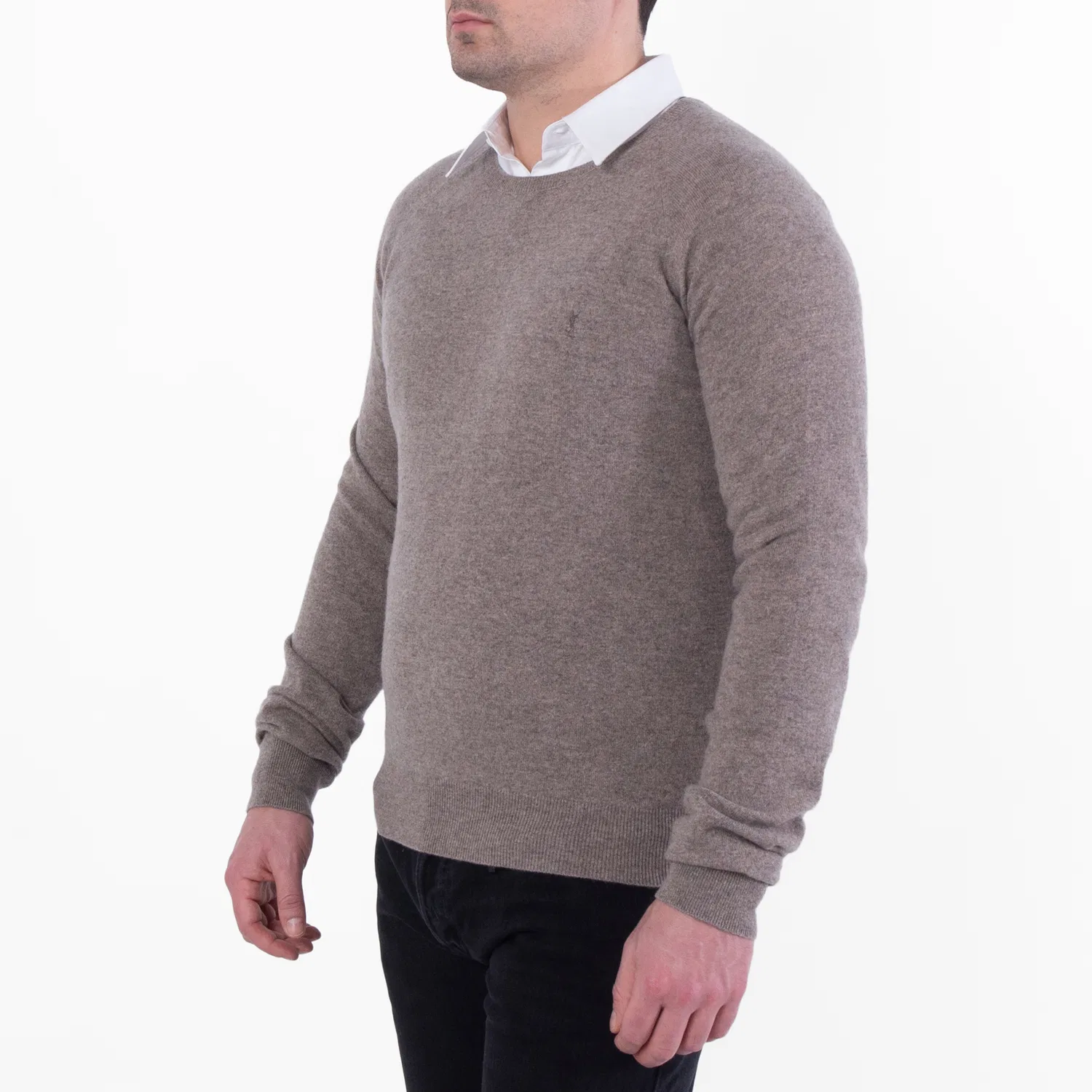 Свитер из кашемира Cassandre Sweater Saint Laurent, Brown — фото 3