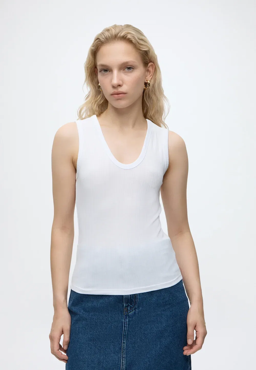 Роскошная майка Gap, Fresh White