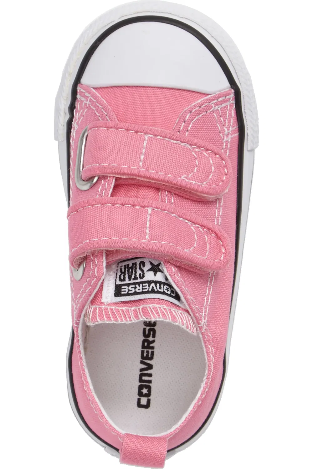 Детские кеды на двух липучках Chuck Taylor Double Strap Converse, розовый — фото 3