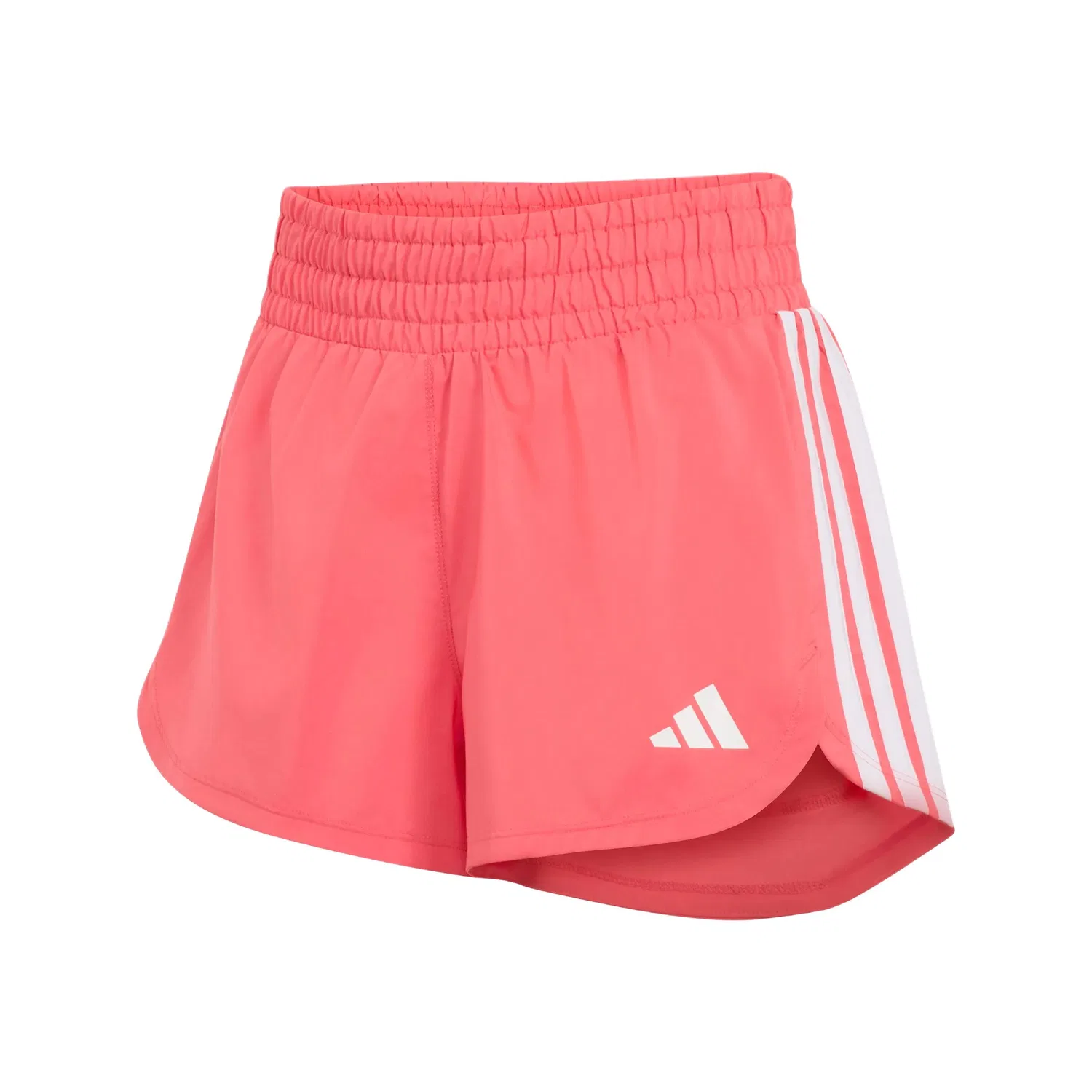 Женские спортивные шорты с принтом Swirl Neon Red/White Adidas, Swirl Neon Red/White