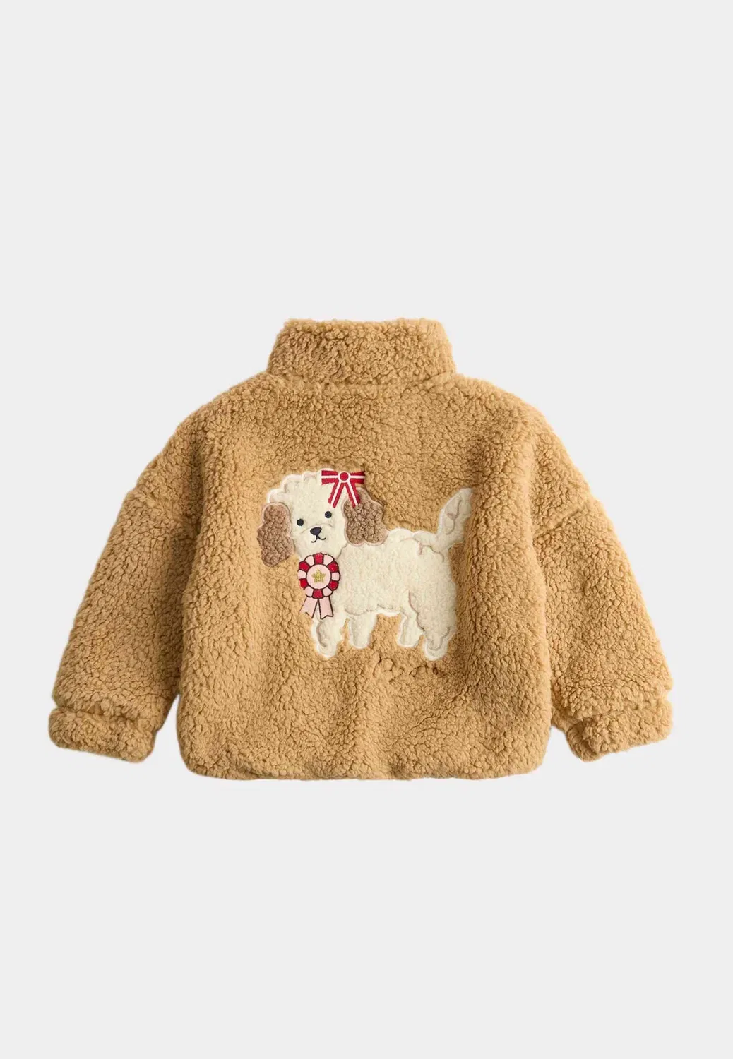 Куртка из искусственного меха для собак - флисовый джемпер Marks & Spencer, Camel — фото 2
