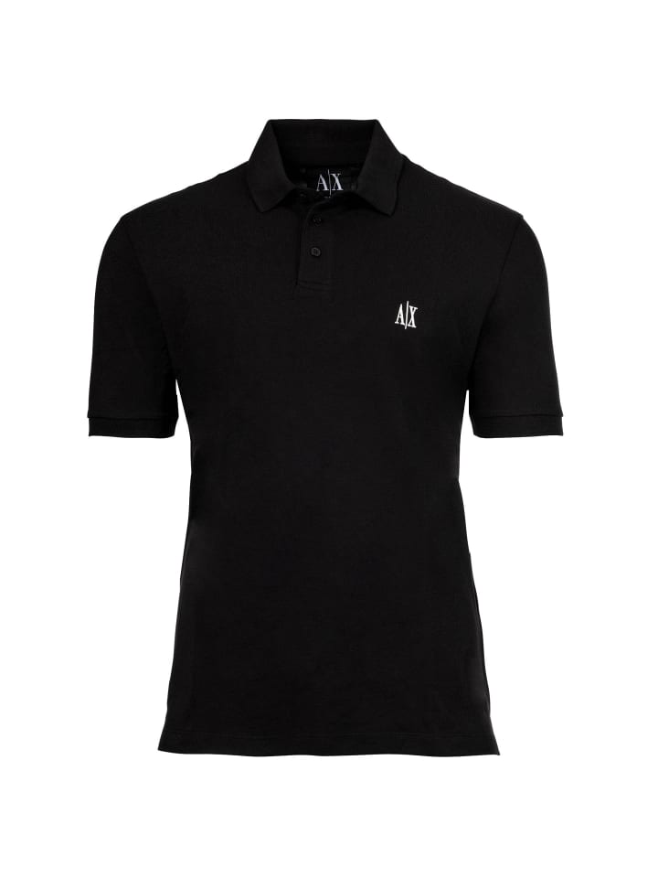 

Футболка поло Armani Exchange, черный