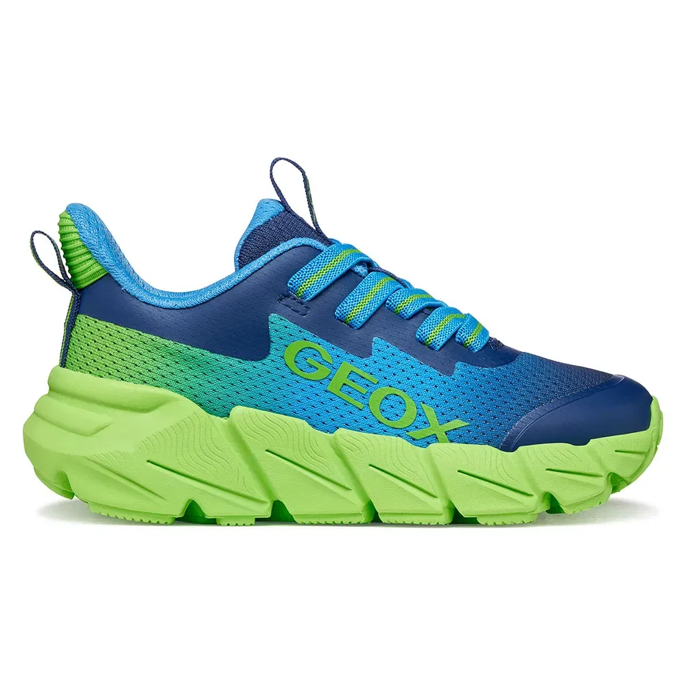Детские кроссовки для мальчиков с дышащей мембраной Flexyper Fast Geox, Blue