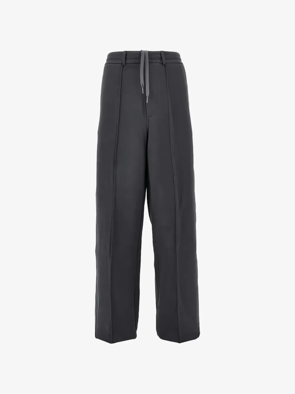 Штаны для бега с кулиской и защипами EMPORIO ARMANI, серый