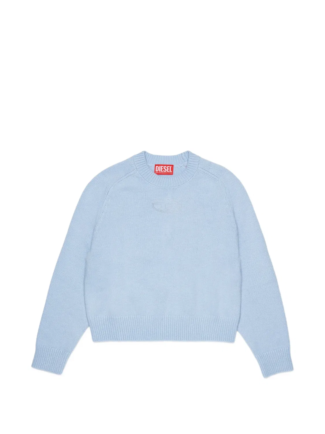 Свитер с вышивкой Oval D Diesel Kids, синий