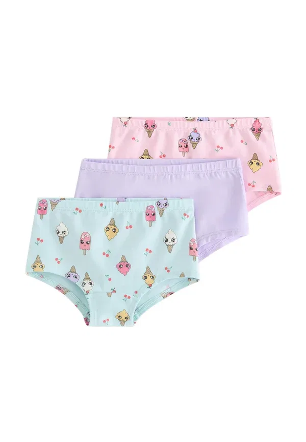 Трусы 3 шт, Lindex, icecream kawaii briefs, светло-розовый