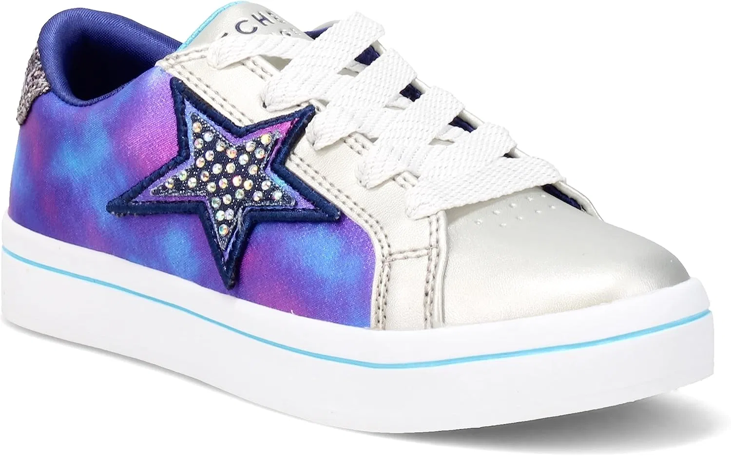 Детские кроссовки для девочек с принтом Starry Cloud Skechers, Navy/Multi