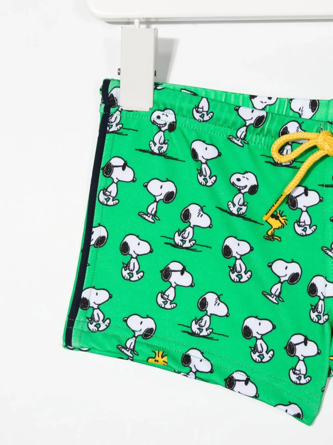 Плавки-шорты с принтом Snoopy из коллаборации с Peanuts Mc2 Saint Barth Kids, зеленый — фото 3
