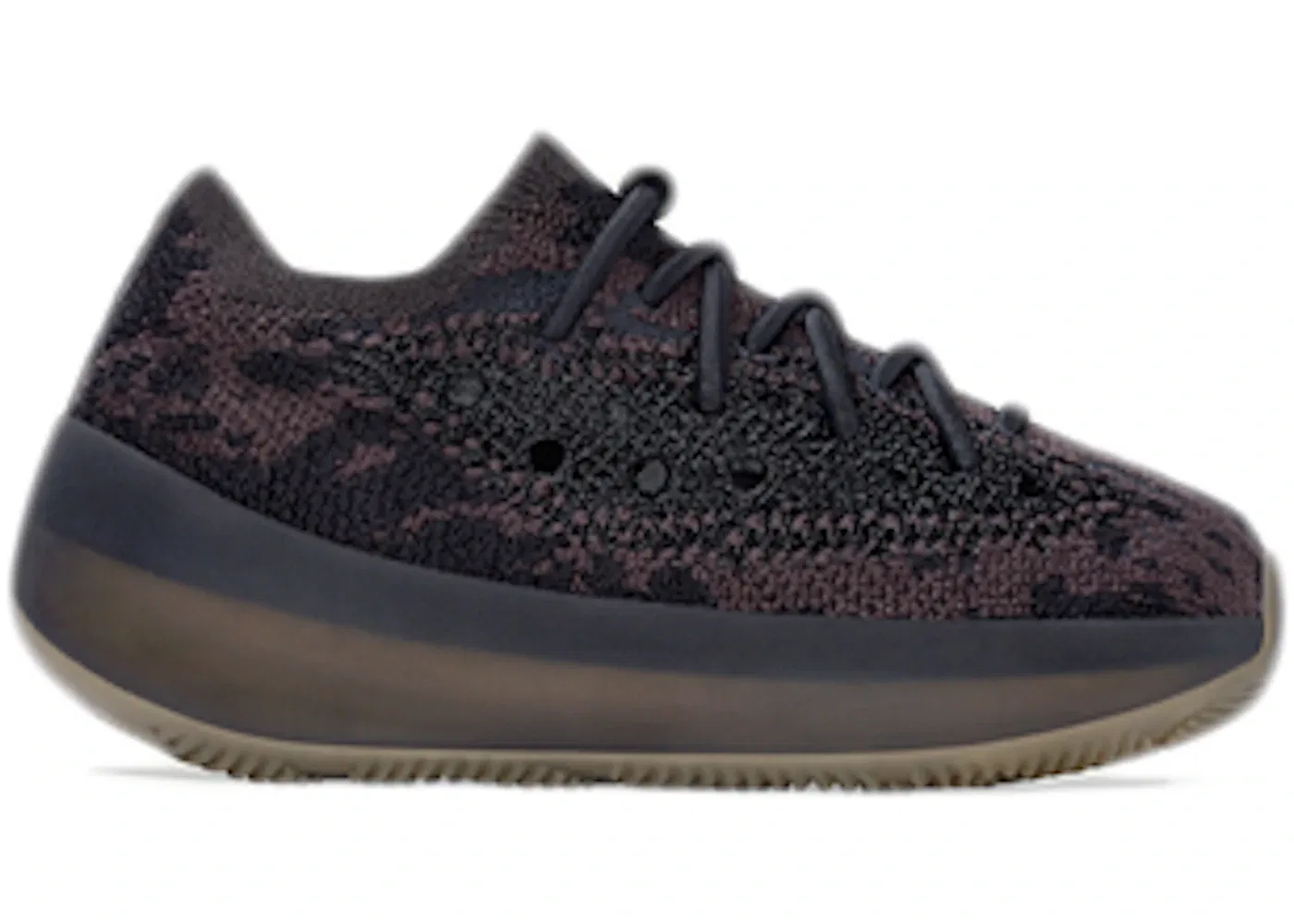 Детские кроссовки Lifestyle с принтом Adidas Yeezy Boost 380, Onyx