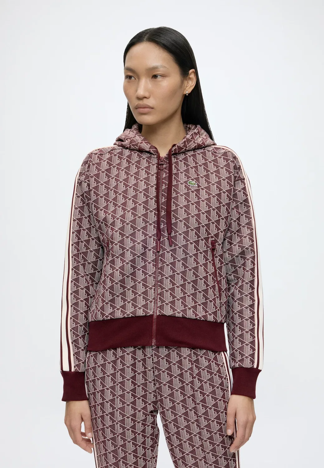 Толстовка на молнии Lacoste, Oxalis/Mansia