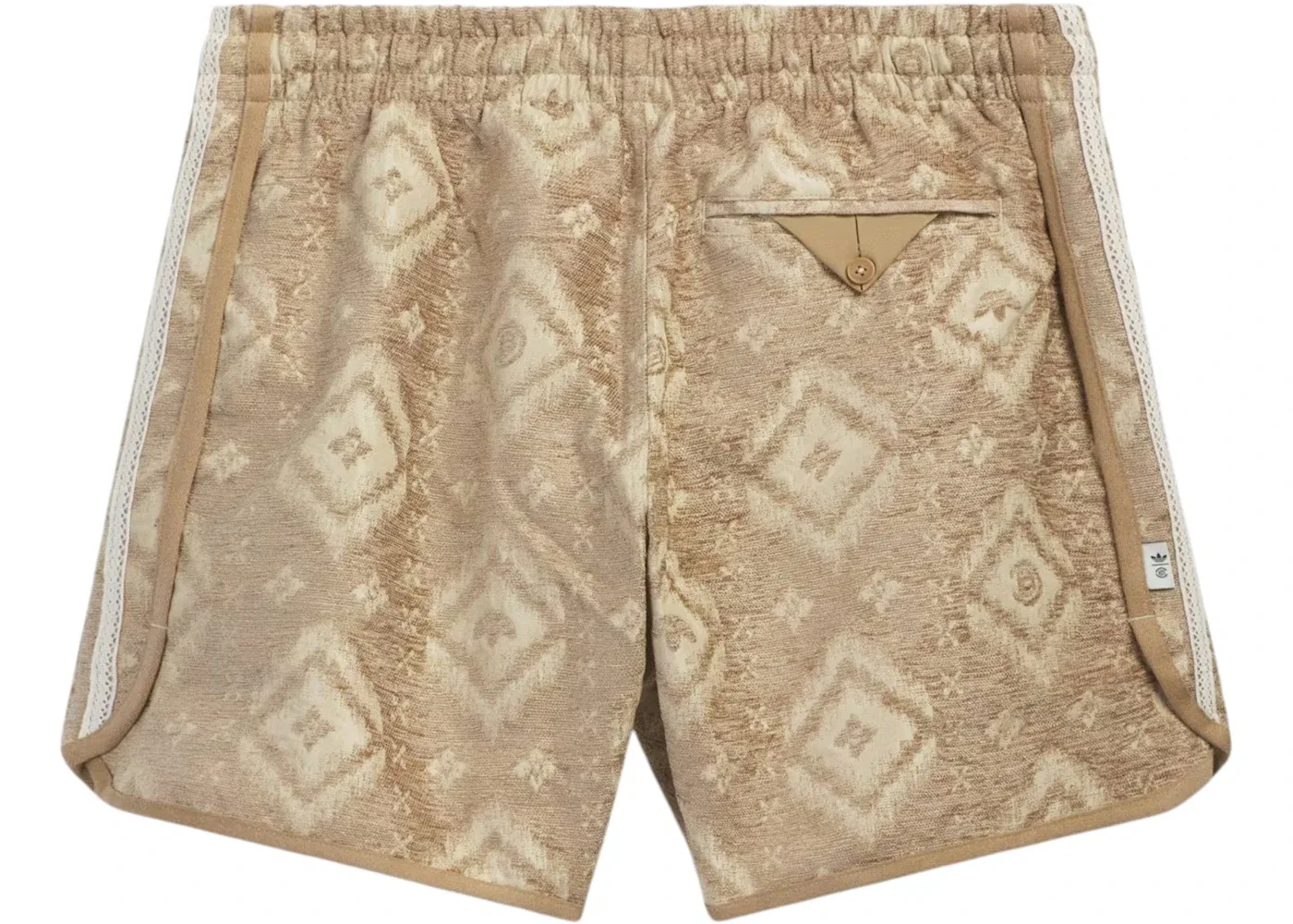 Мужские шорты с принтом CLOT Heritage Print Shorts Adidas, Warm Sandstone — фото 2