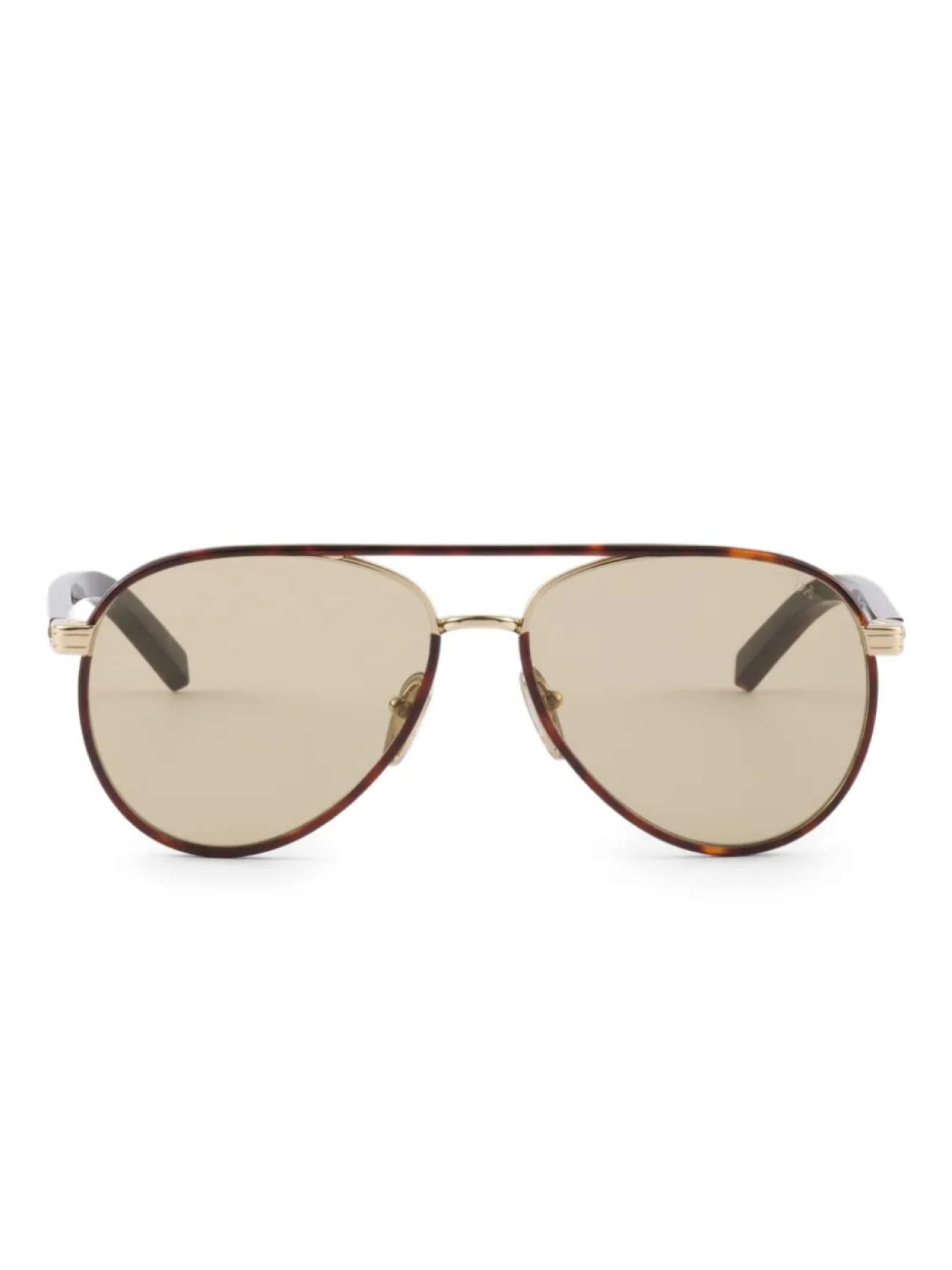 

Prada Eyewear aviator-frame солнцезащитные очки, коричневый