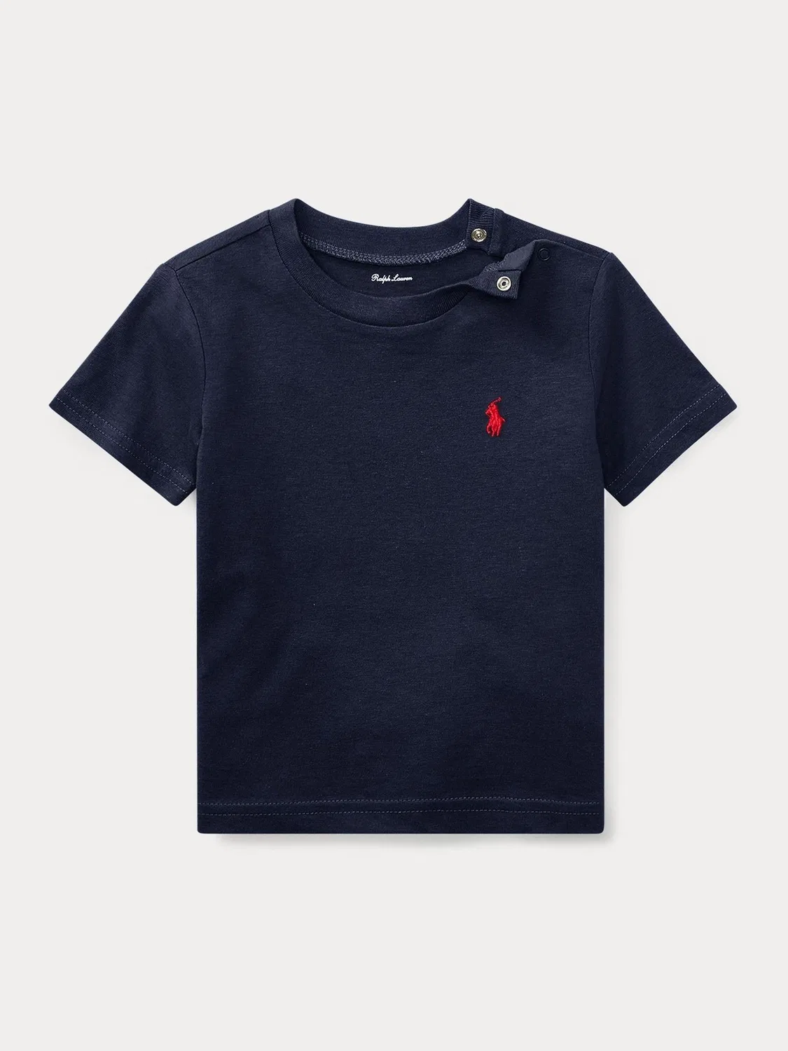 Футболка с вышивкой Polo Polo Ralph Lauren, темно-синий