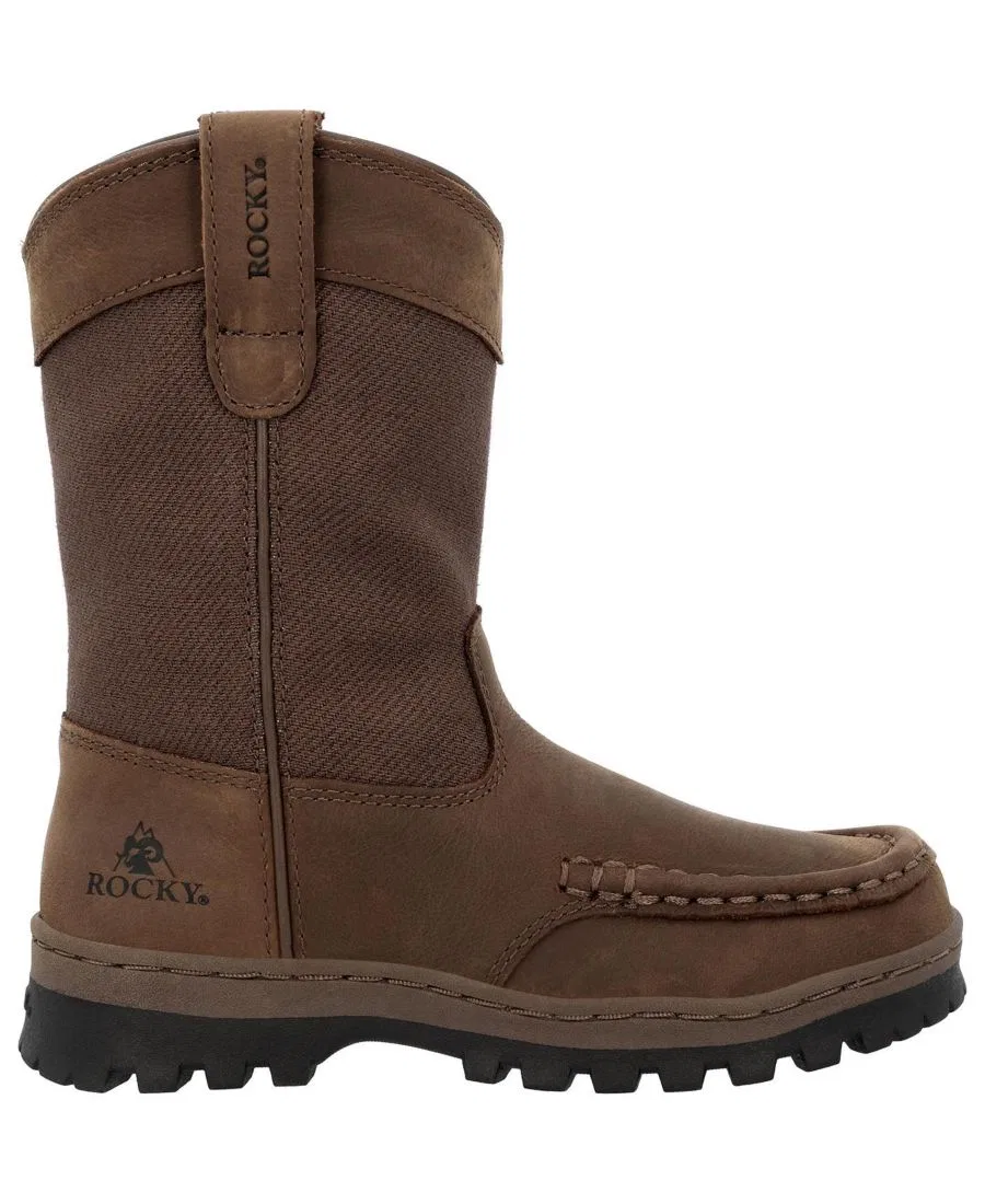 Детские ботинки для активного отдыха Outback LTE ROCKY, Brown — фото 4