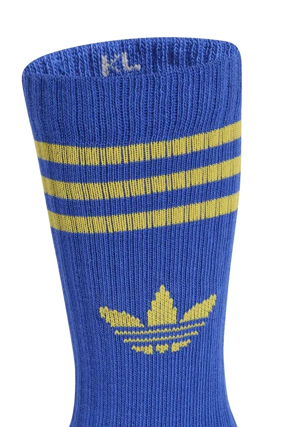 Комплект из 6 пар носков Crew унисекс Adidas Originals, белый/черный/синий — фото 3