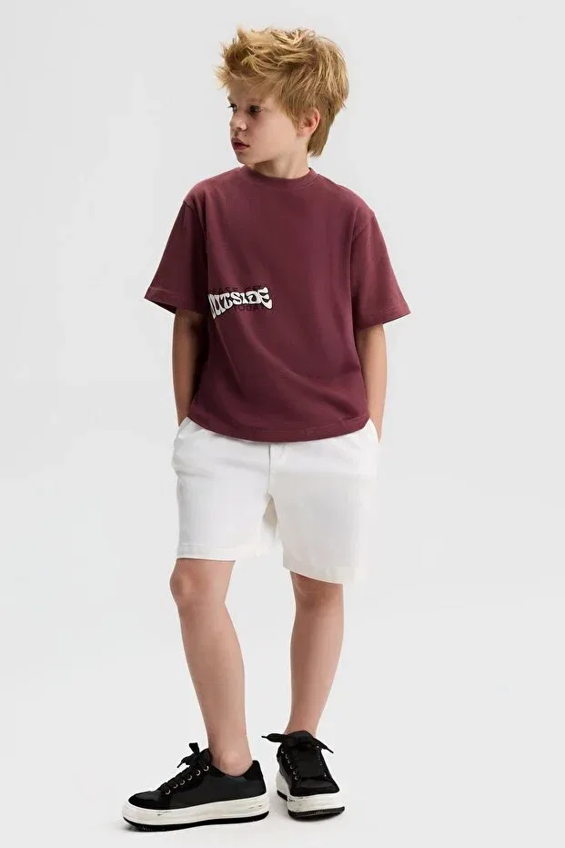 Детские шорты для мальчиков хлопковые Nk Kids, Ecru