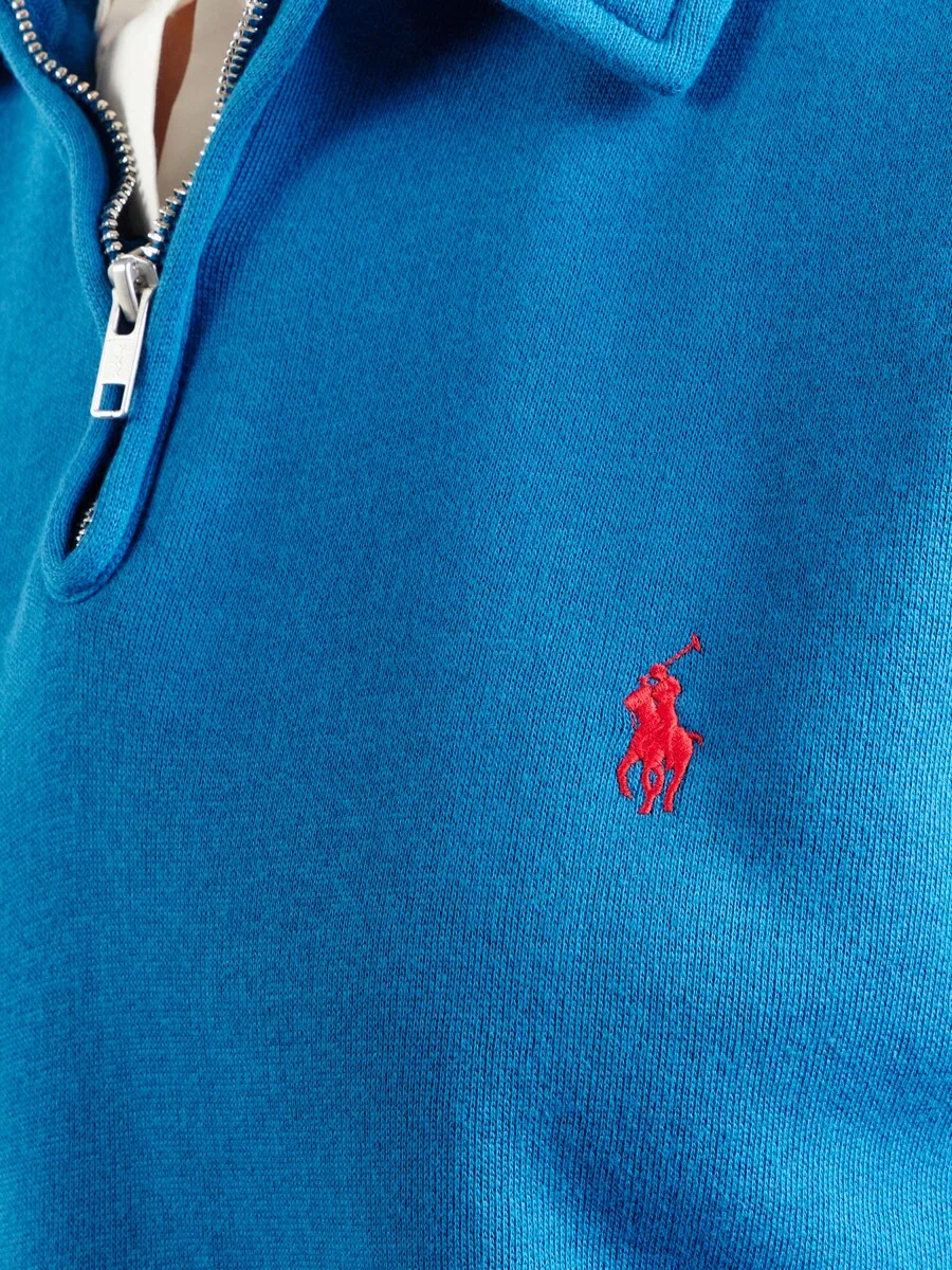 Толстовка Polo Ralph Lauren королевского синего цвета — фото 3