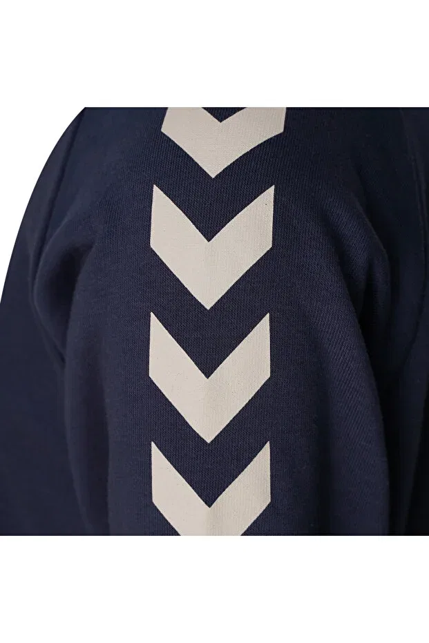 Детское худи для мальчиков хлопковое Hummel, Navy Blue — фото 4