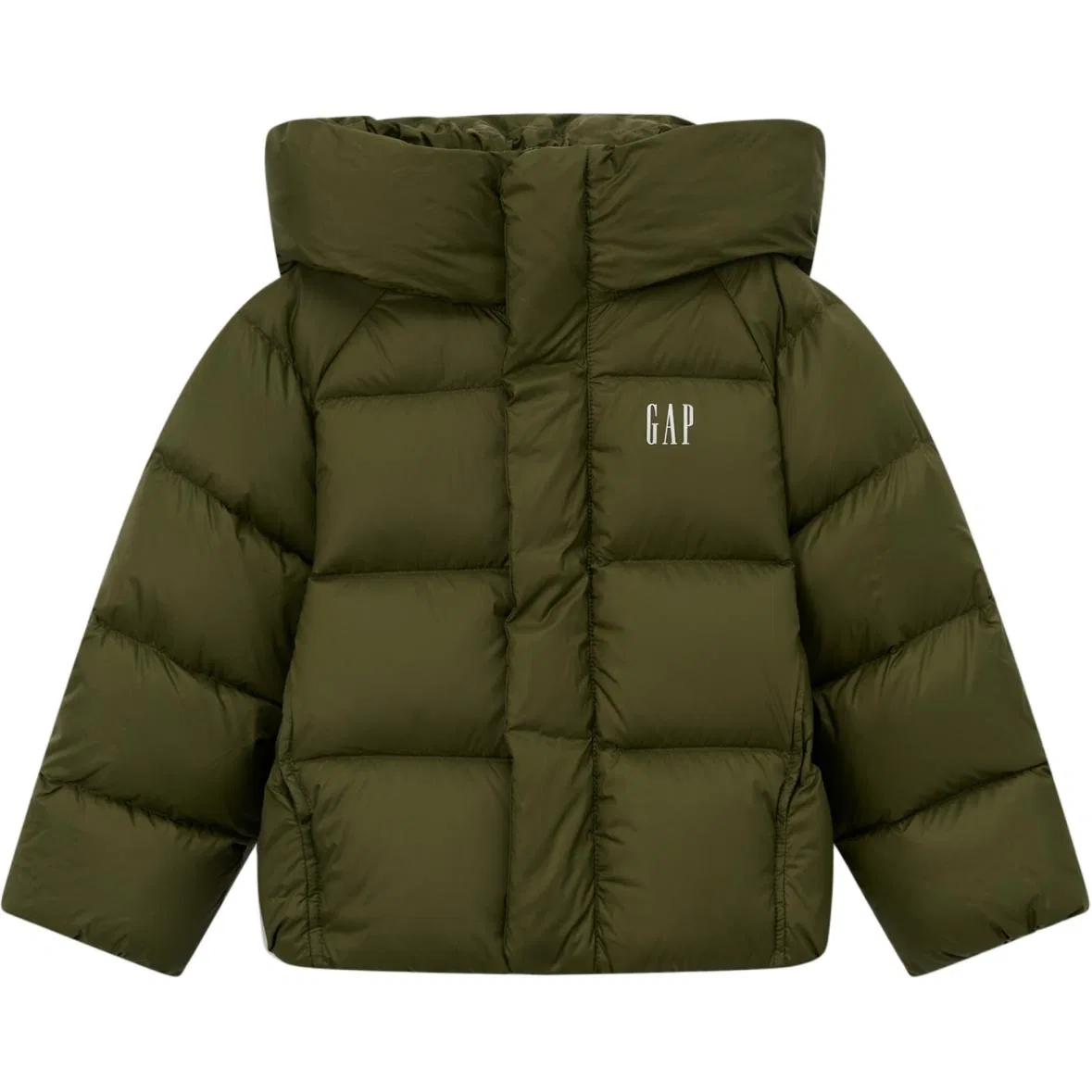 Детская куртка-пуховик GAP, Цвет Army Green