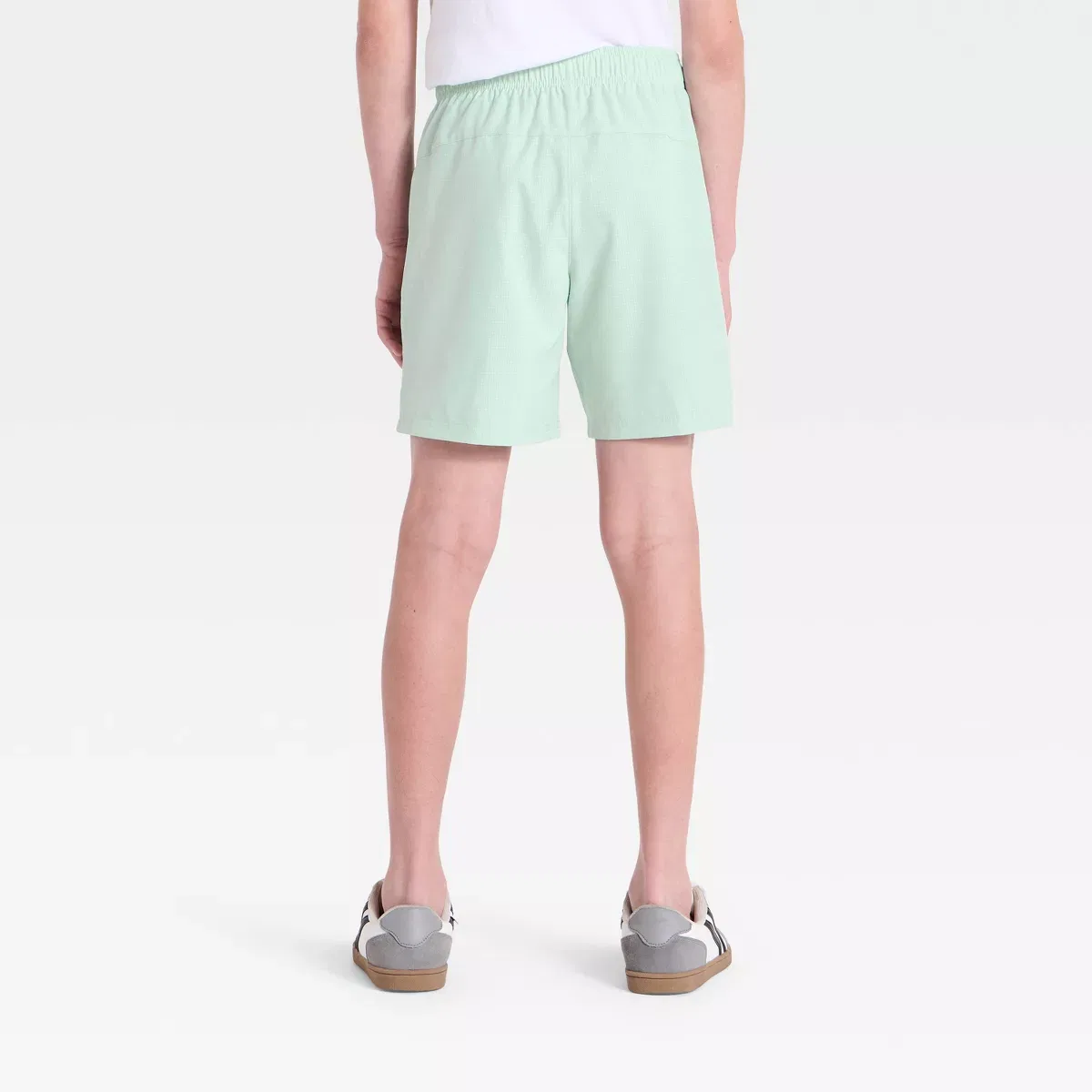 Детские шорты для мальчиков текстурированные All In Motion KIDS PERFORMANCE, Light Teal Green — фото 2