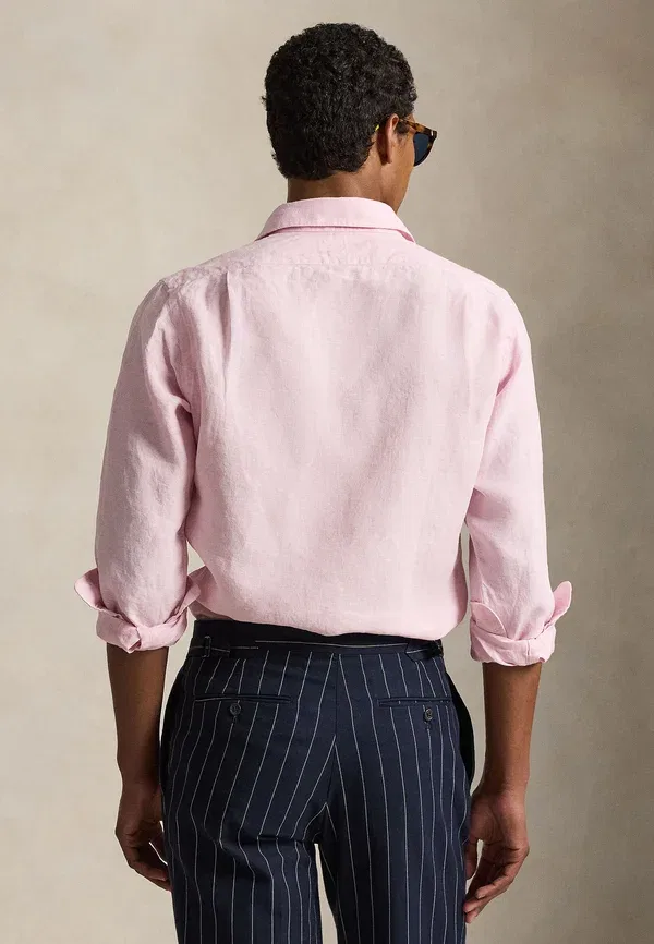 Рубашка из льна Polo Ralph Lauren, розовый — фото 3