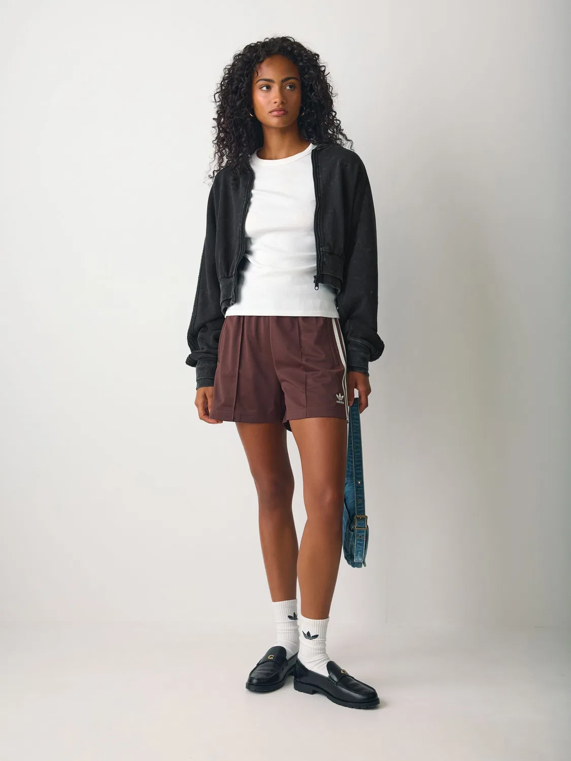 Толстовка двуслойная с капюшоном adidas Originals, черный — фото 2
