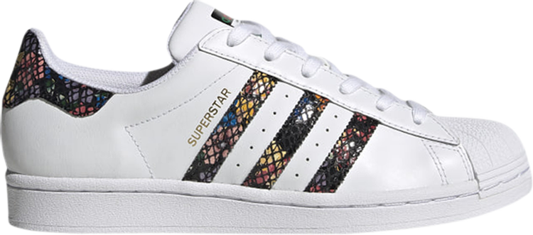 

Кроссовки Adidas Wmns Superstar 'Floral Twist Stripes', черный