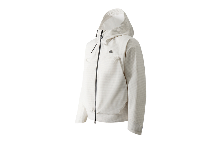 

KOLON SPORT Куртка Unisex Cream White CR с капюшоном, умеренная посадка, прочее