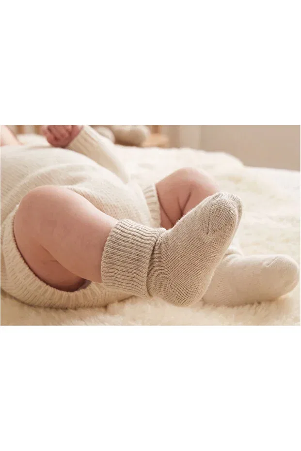 Детские носки для новорожденных органические хлопковые Petite Modern Comfort, Brown