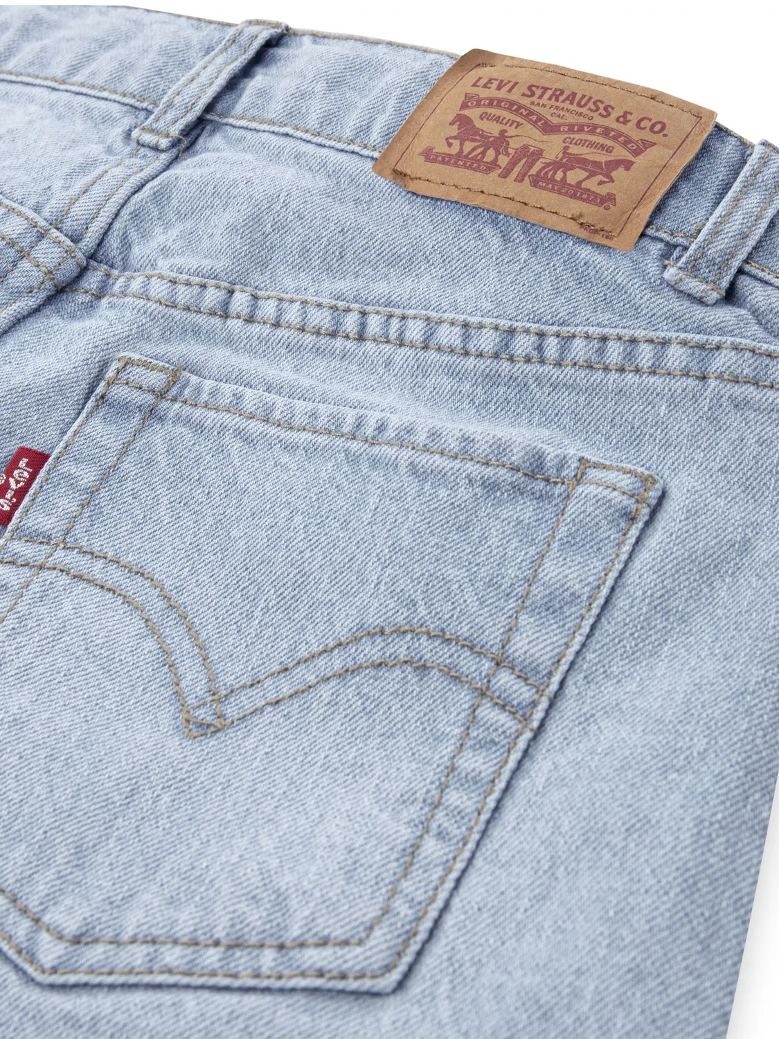 Шорты джинсовые, свободный крой Levi's 94' Baggy, синие — фото 3