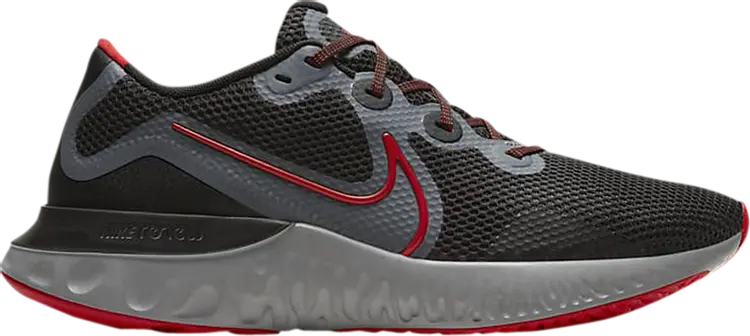 

Кроссовки Nike Renew Run 'Black University Red', черный