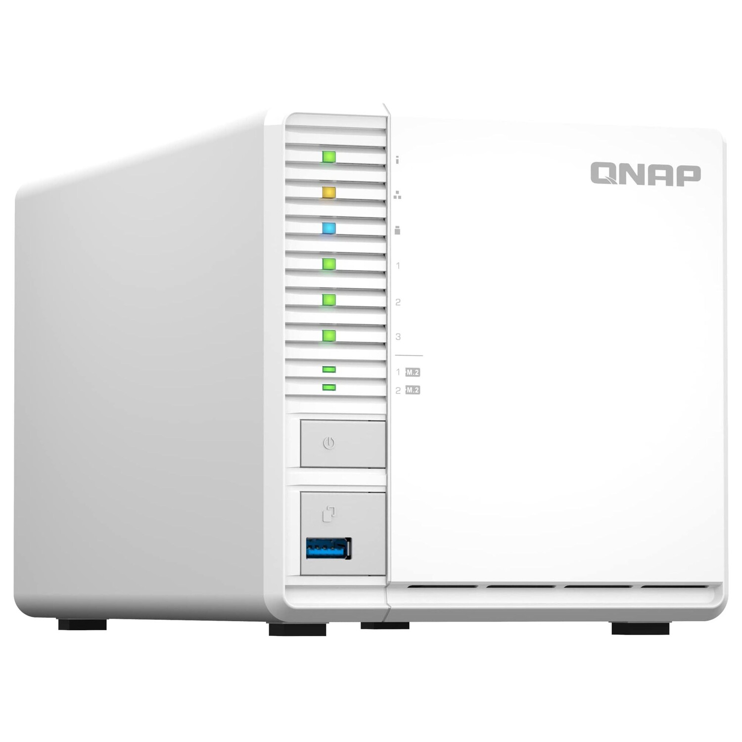 

Сетевое хранилище QNAP TS-364, 3 отсека, 8Гб DDR4, без дисков, белый