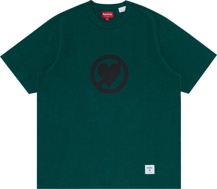 

Футболка Supreme No Love Short-Sleeve Top 'Dark Green', зеленый