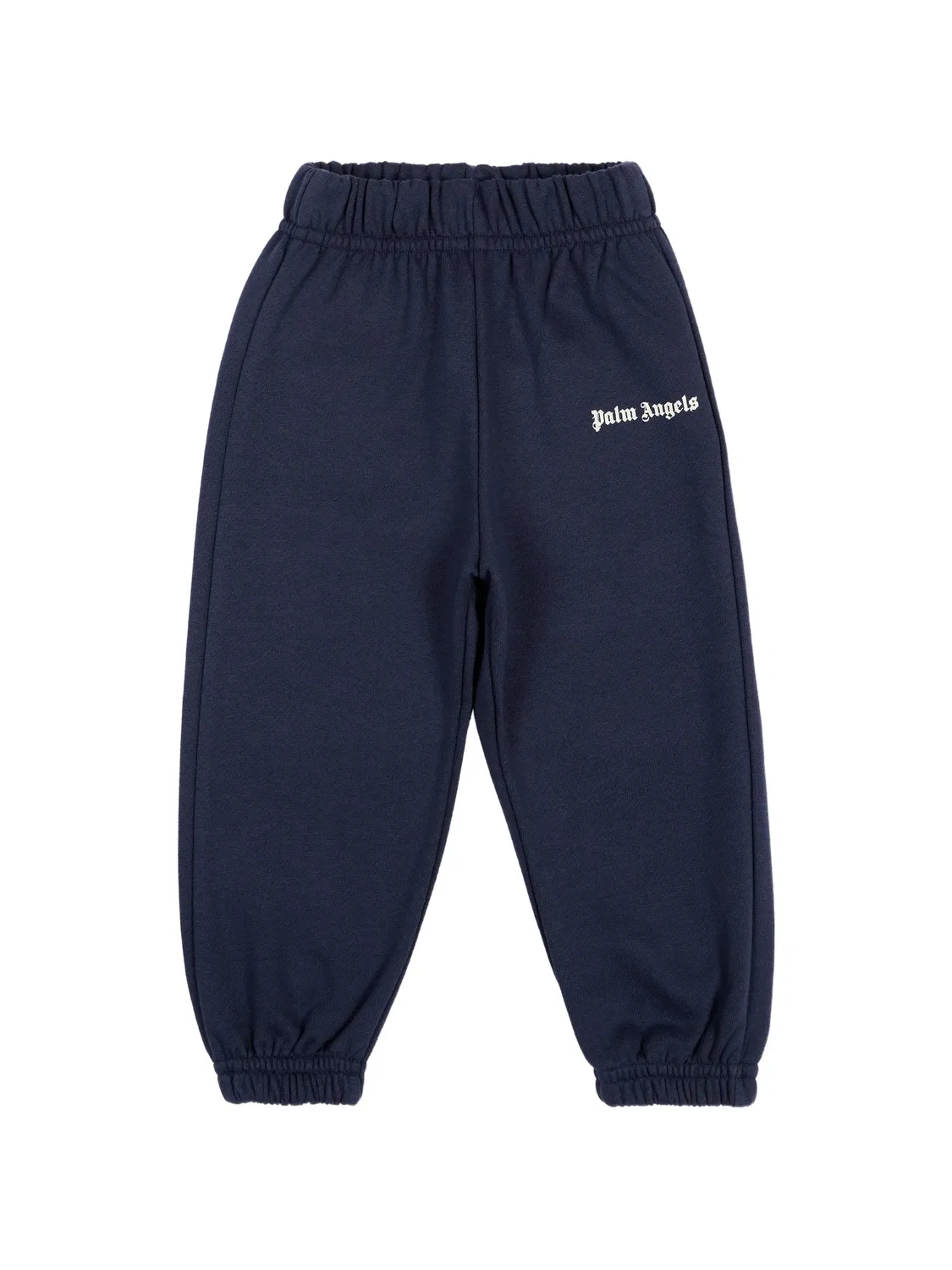 Спортивные брюки с эластичным поясом и логотипом Palm Angels Kids, синий