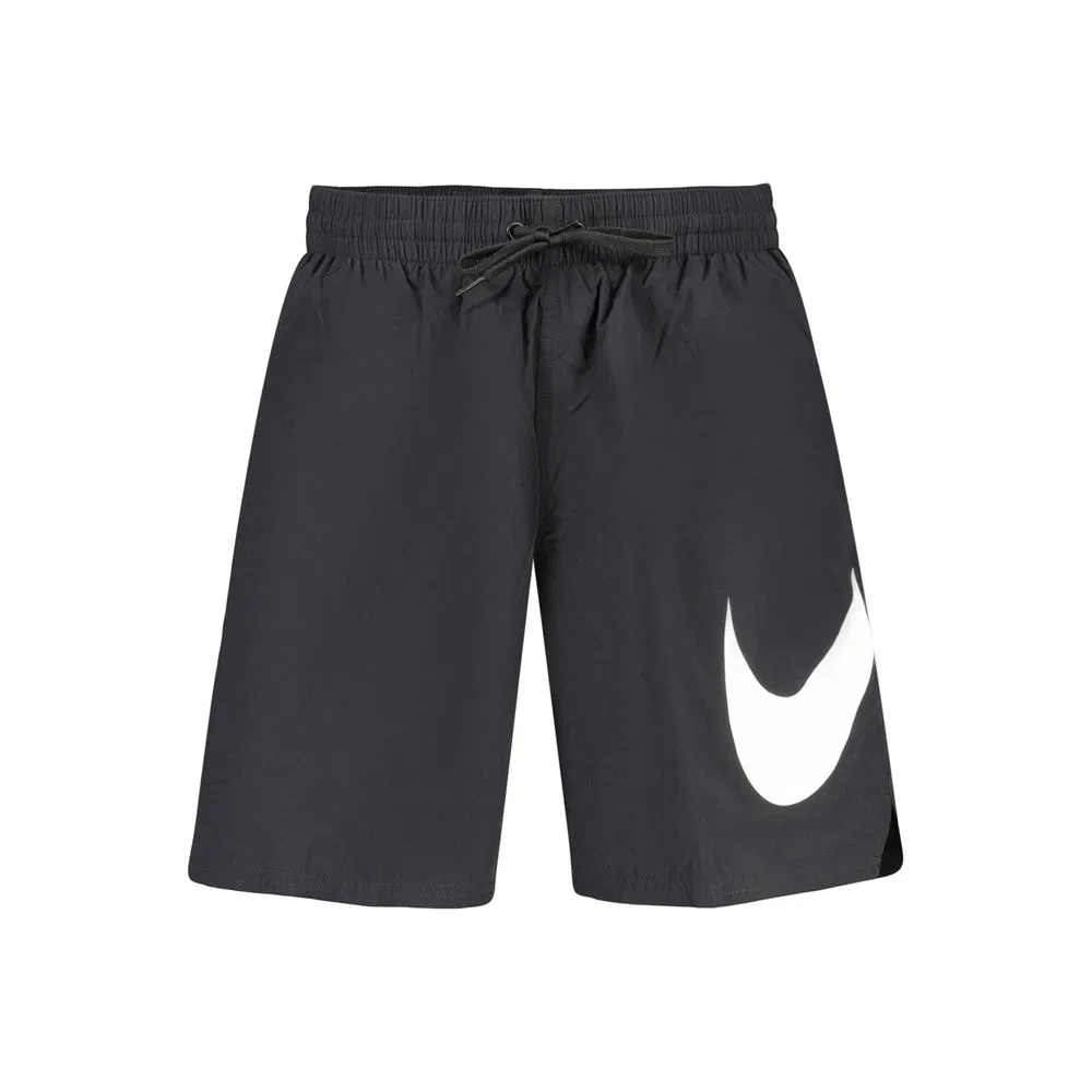 Мужские плавательные шорты с принтом и логотипом, Nike, Black