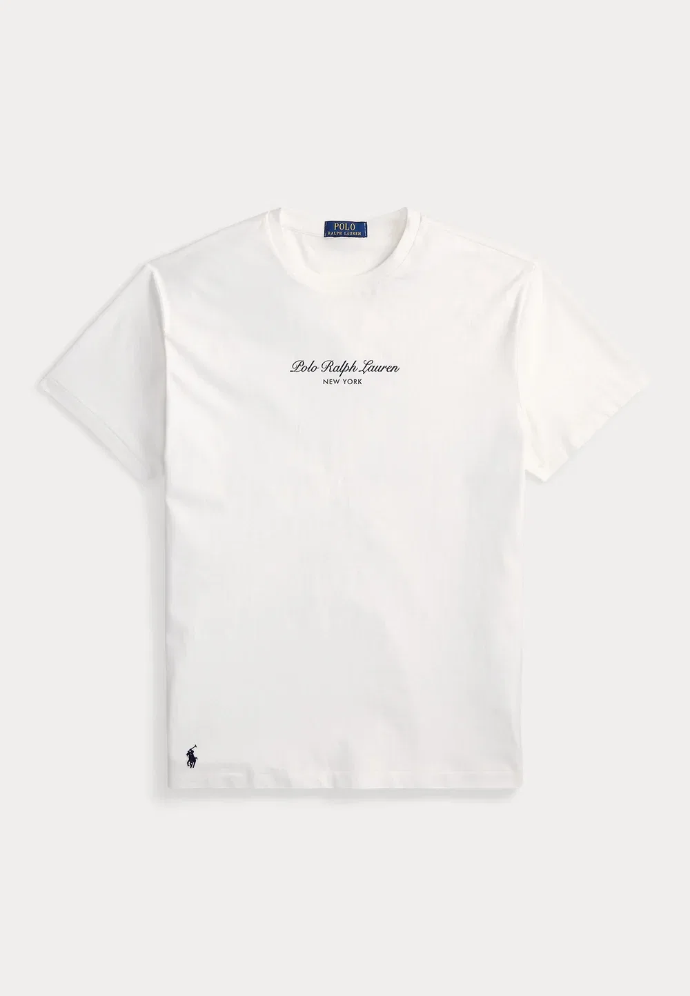 Классическая футболка с логотипом - футболка с принтом Polo Ralph Lauren, White — фото 4