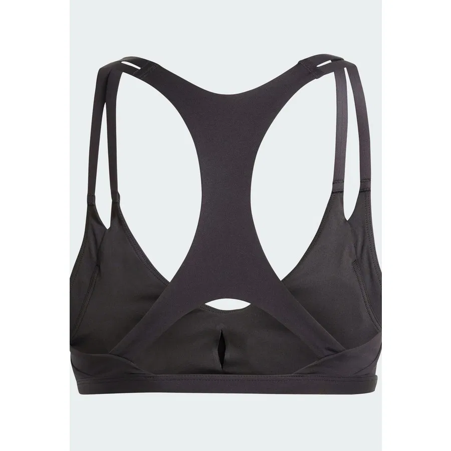 Спортивный бюстгальтер с легкой поддержкой Aeroimpact Luxe adidas Performance, Черный — фото 3