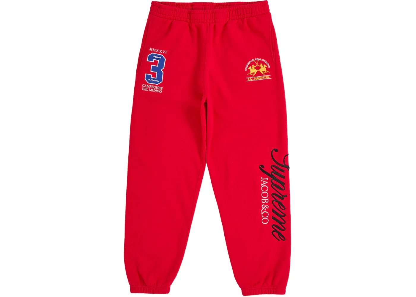 Мужские спортивные штаны Sweatpant Supreme, Red