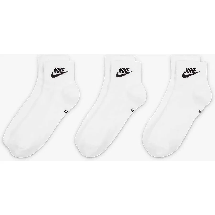 Носки спортивные с принтом Nike Everyday Essential, Белый — фото 2