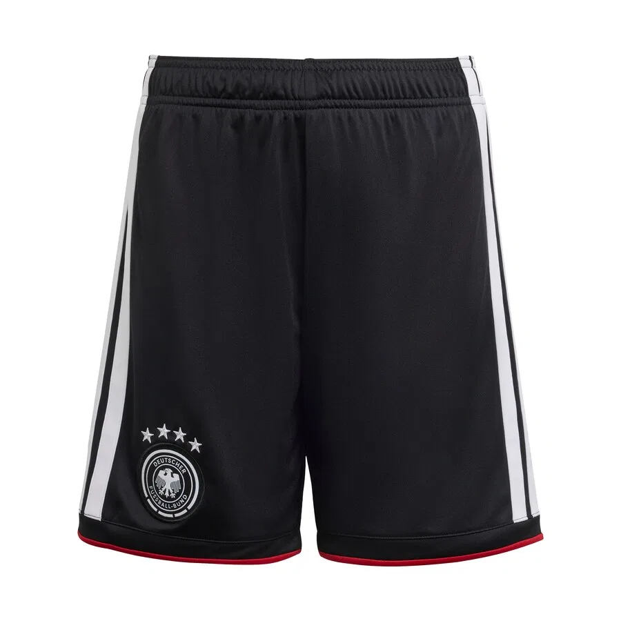 Спортивные брюки ADIDAS PERFORMANCE Regular Workout Pants 'Germany 26 Home Kids' черного цвета