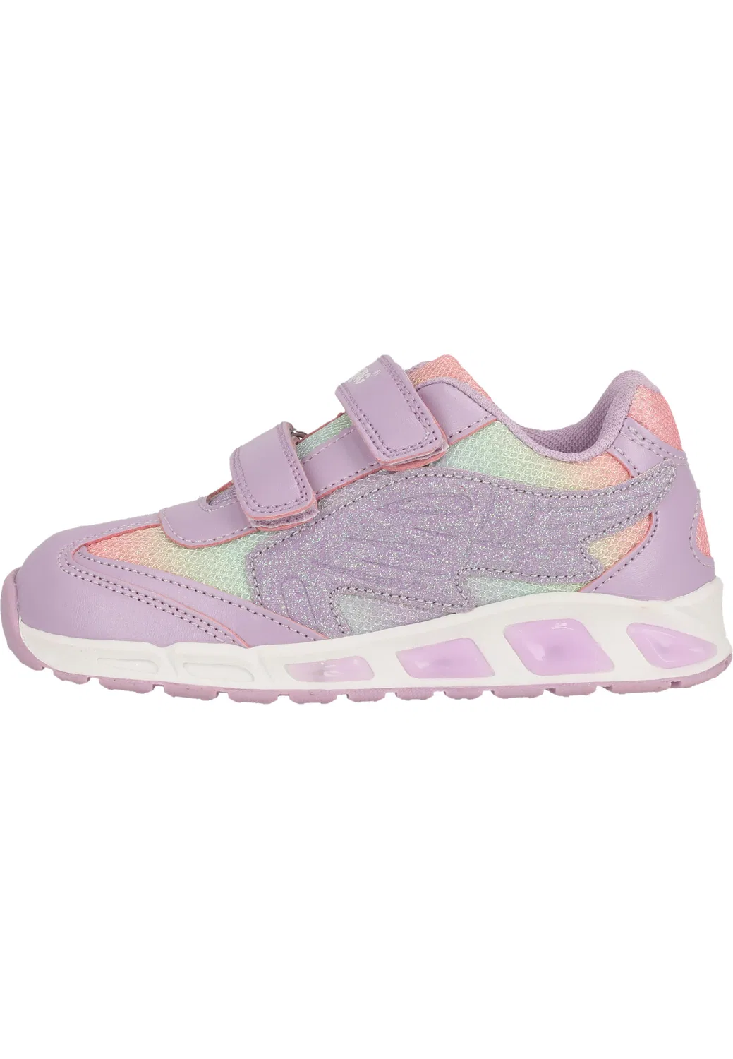 Детские кроссовки с блестками Roseau Girl Zigzag, Fliederrosa