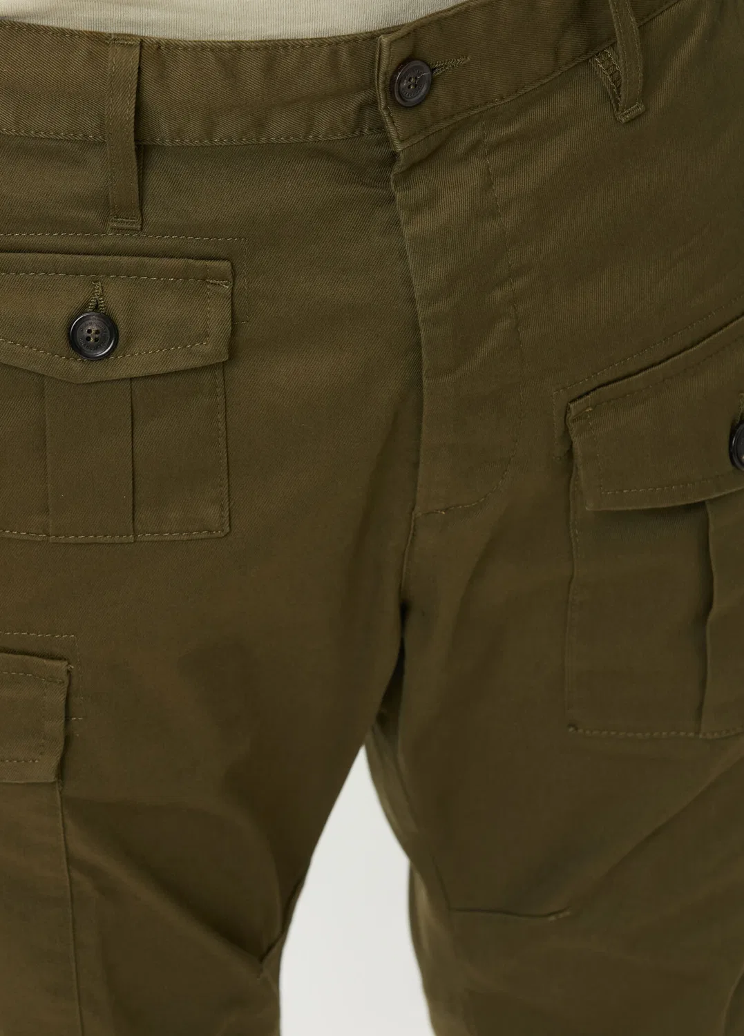 Карго брюки Dsquared2, khaki — фото 4
