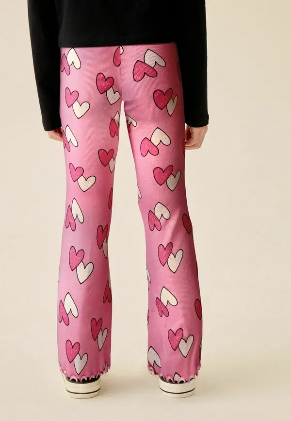 Леггинсы с принтом Leggings - trousers Next, Pink Heart, розовый — фото 3