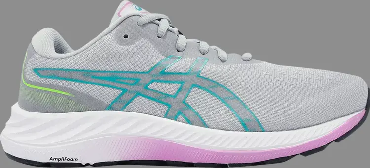 

Кроссовки wmns gel excite 9 wide 'piedmont grey sea glass' Asics, серый