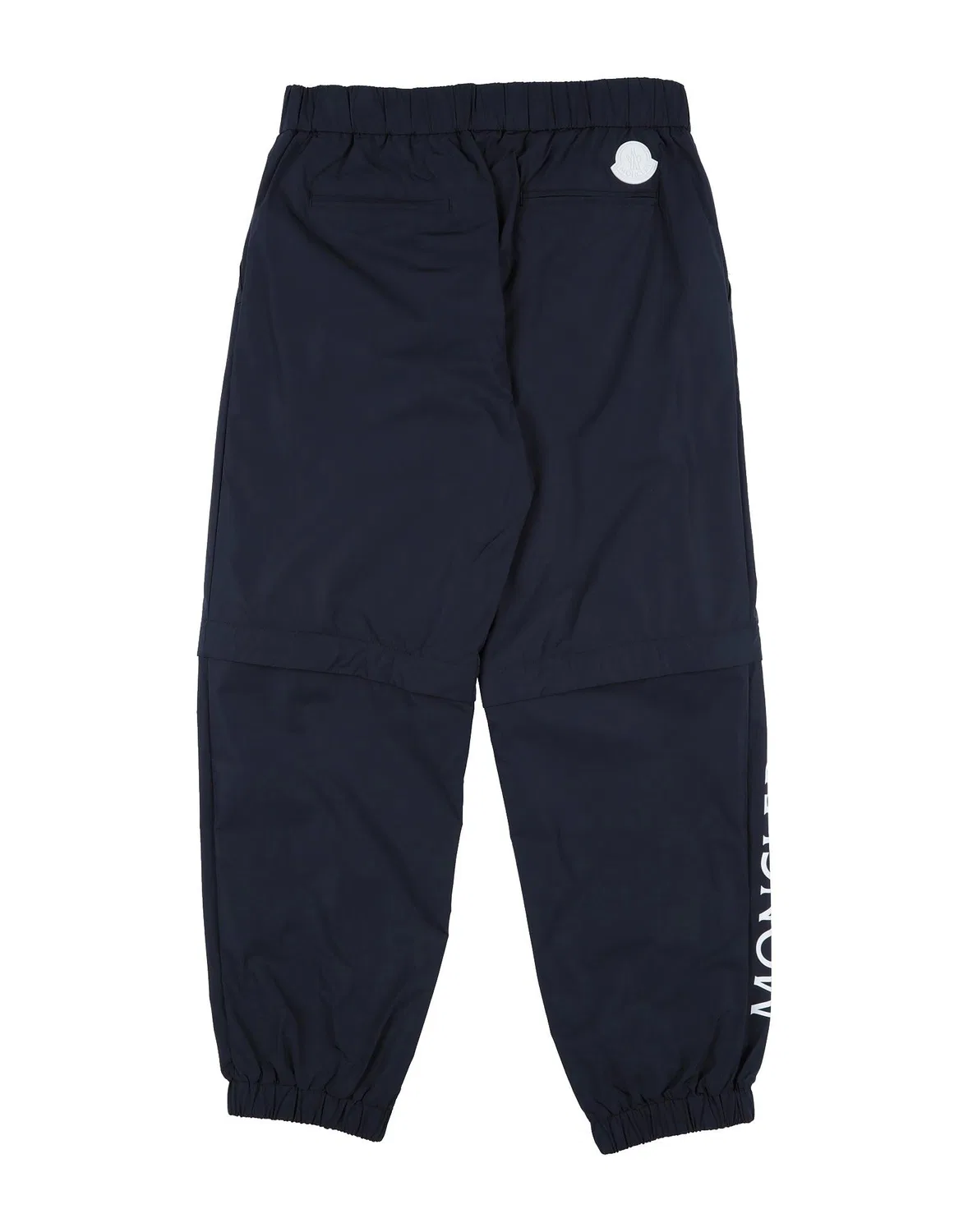 Детские брюки для мальчиков из техноткани Moncler, темно-синий — фото 2