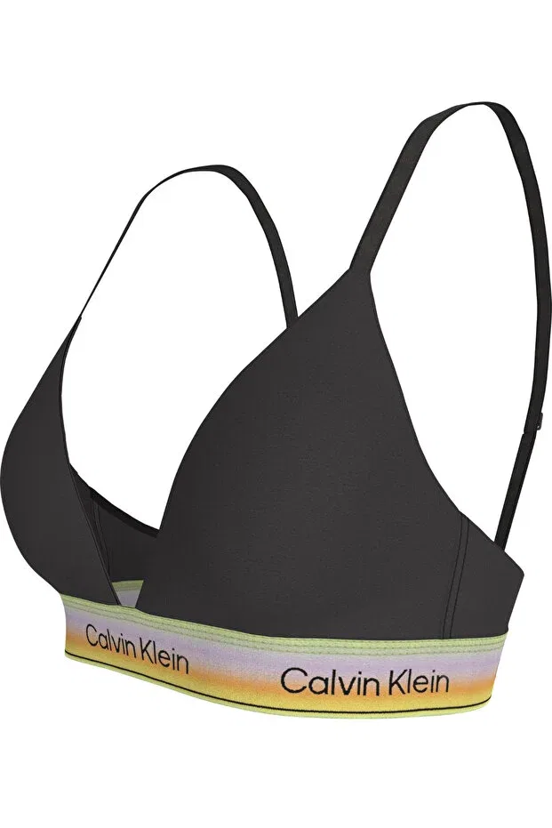Женский бюстгальтер с V-образным вырезом Calvin Klein, Black — фото 2