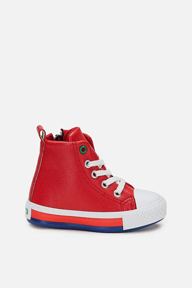 Детские ботинки для девочек с коротким каблуком Roro basic girl's red boots 925.p22k.210.03 Vicco, Red