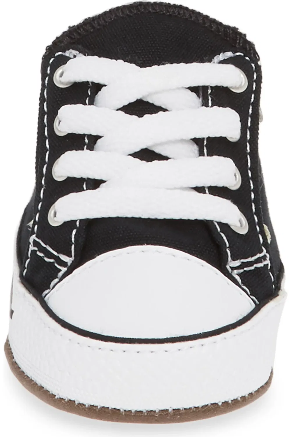 Кроссовки для малышей на липучке Chuck Taylor All Star Cribster Converse, Black/Natural Ivory/White — фото 4