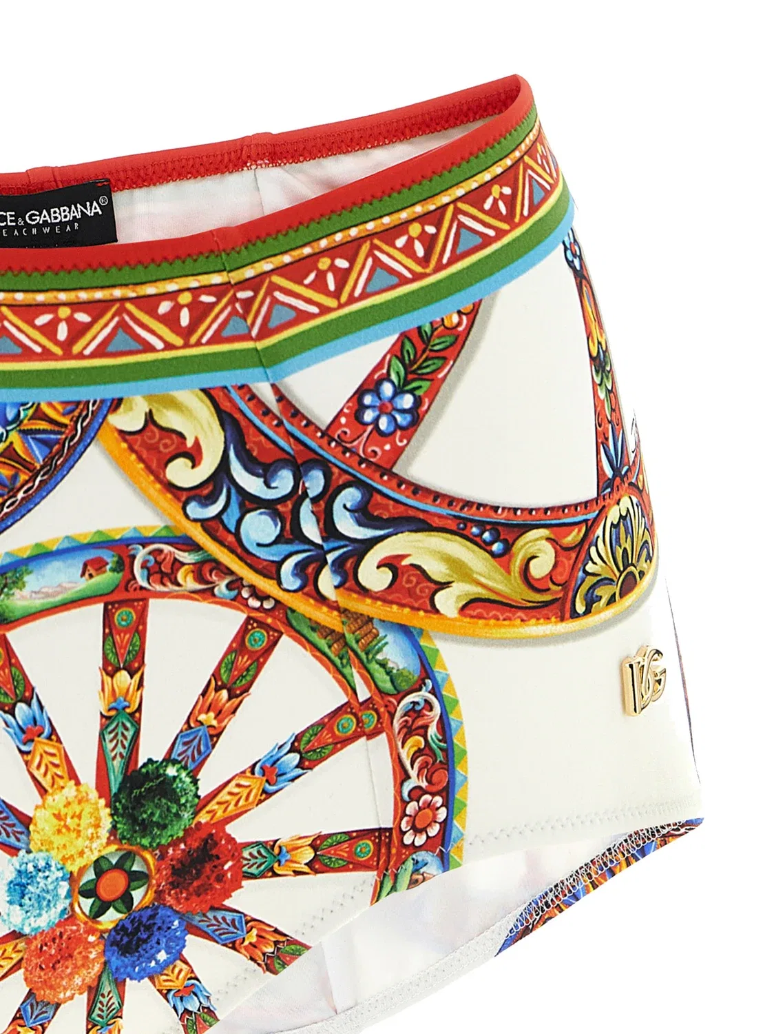 Сицилийское бикини "Карретто" Dolce & Gabbana, мультиколор — фото 3