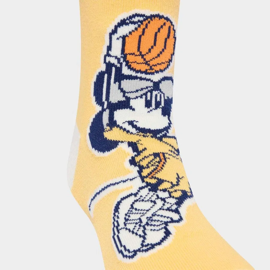 Комплект детских спортивных носков с принтом Disney Mickey Mouse adidas, Разноцветный — фото 3